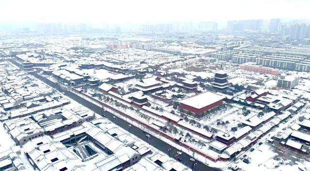 大同雪景图片