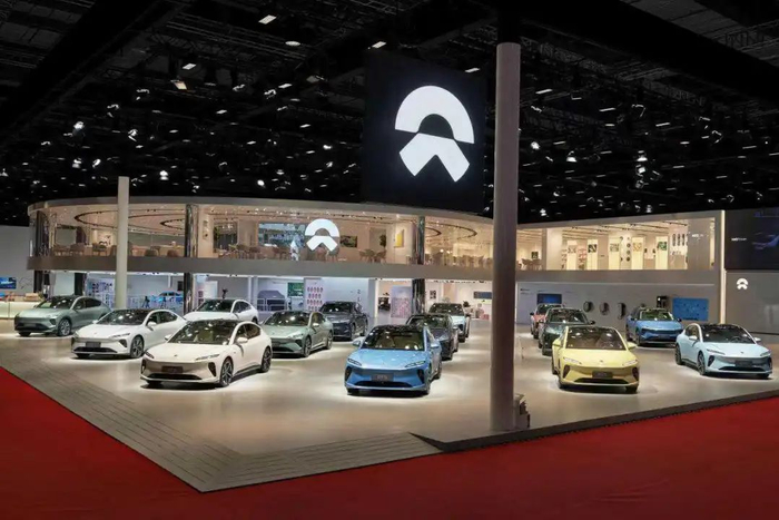 ▲图：蔚来车展现场（图源蔚来官网）