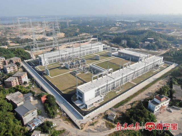 500千伏白鹭变电站全景 通讯员 韦富升 摄