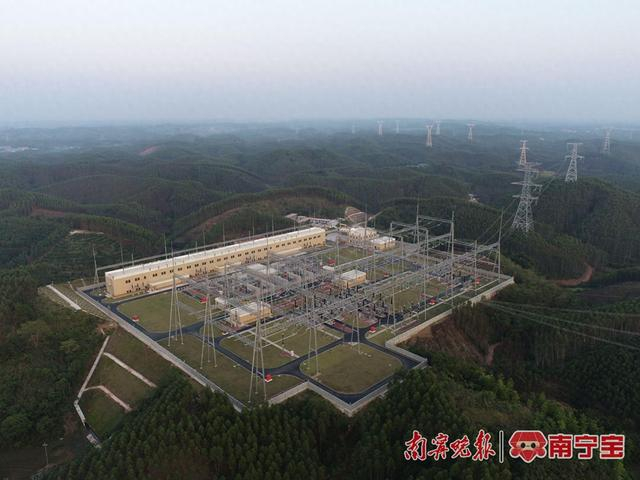 500千伏民歌变电站全景 通讯员 董义方 摄