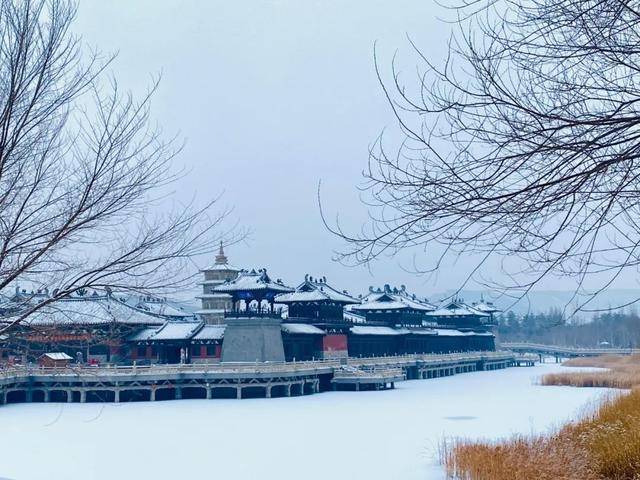 大同雪景图片