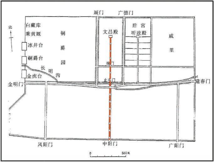 曹魏邺城复原示意图