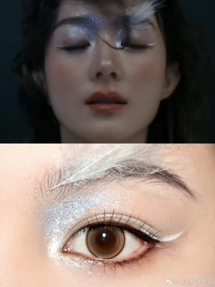 赵丽颖仿妆|雪祭司神女眼妆·详细教程|赵丽颖_新浪新闻