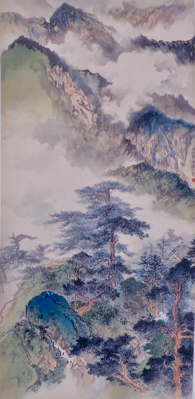 吴镜汀《华山南峰》，“历史的星光”展览作品
