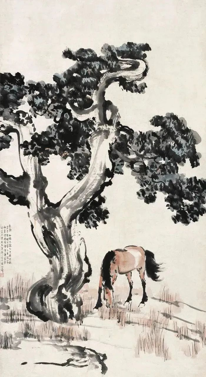 徐悲鸿《马》，“历史的星光”展览作品