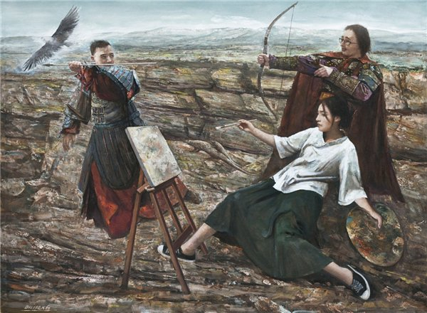 邸立丰:自信的精神追求与东方内涵|立丰|油画|艺术家_新浪新闻