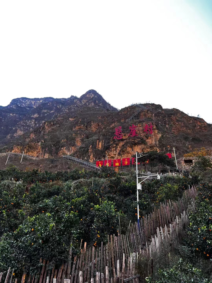 　晓非班上有学生住在悬崖村里。