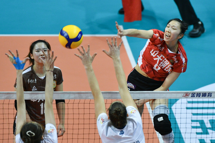 排球女排超级联赛江苏胜深圳