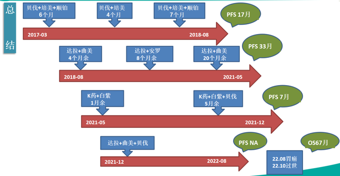 图2.  患者总的治疗方案简图