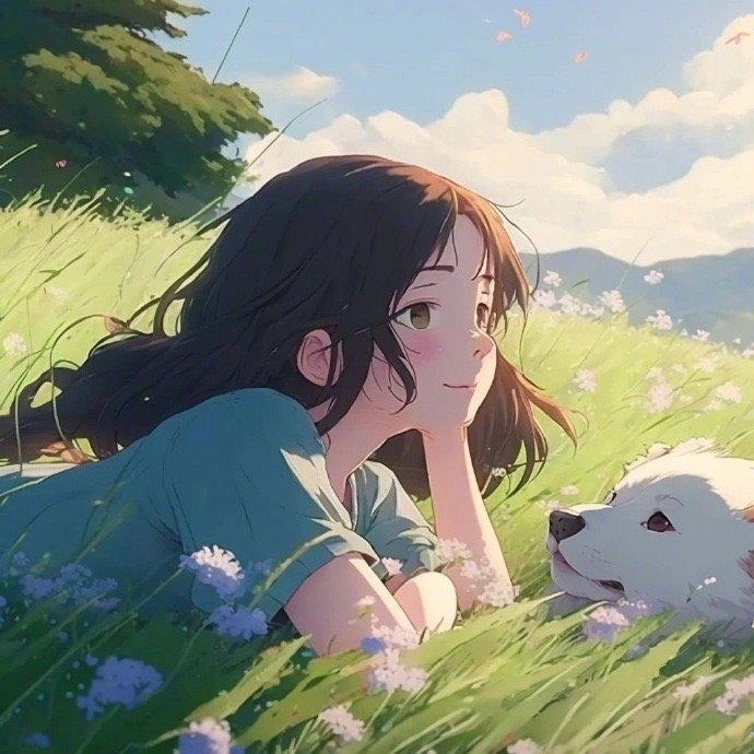 女生治愈动漫头像