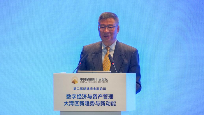 中国银行原行长李礼辉 &nbsp;澎湃新闻记者 周頔 摄