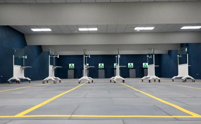 砰然心动邹平公安室内射击馆今日启用