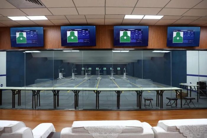 砰然心动邹平公安室内射击馆今日启用