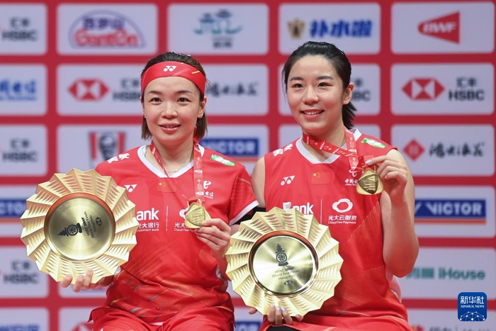 羽毛球——世界巡回赛总决赛:陈清晨/贾一凡女双夺冠|贾一凡|羽毛球