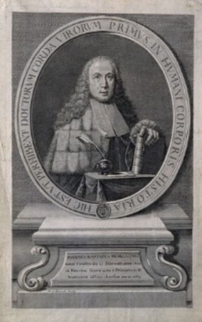 莫干尼（《由解剖观察诸病位置与原因》1761年版作者像）