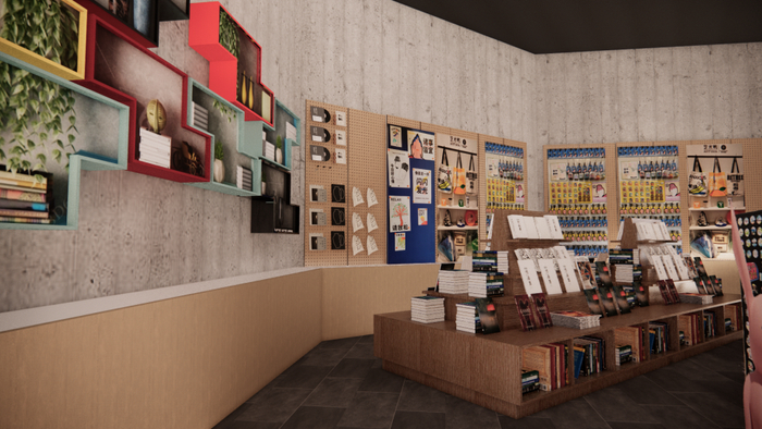 文创区域效果图（仅供参考）