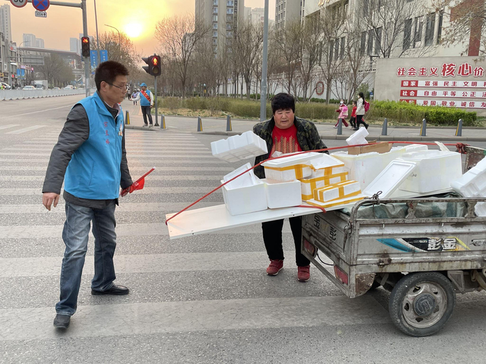  宗呈裕参与志愿服务活动。受访者供图