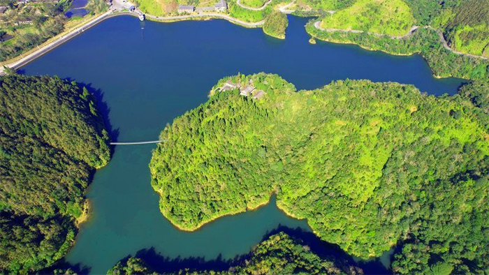 云南屏边红旗水库美到极致的湖光秘境