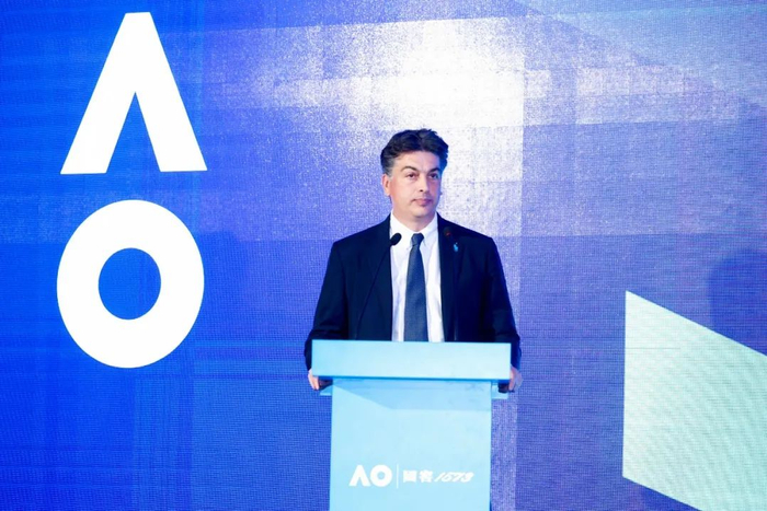 ▲澳大利亚网球协会首席商务官赛迪克·康纳利斯