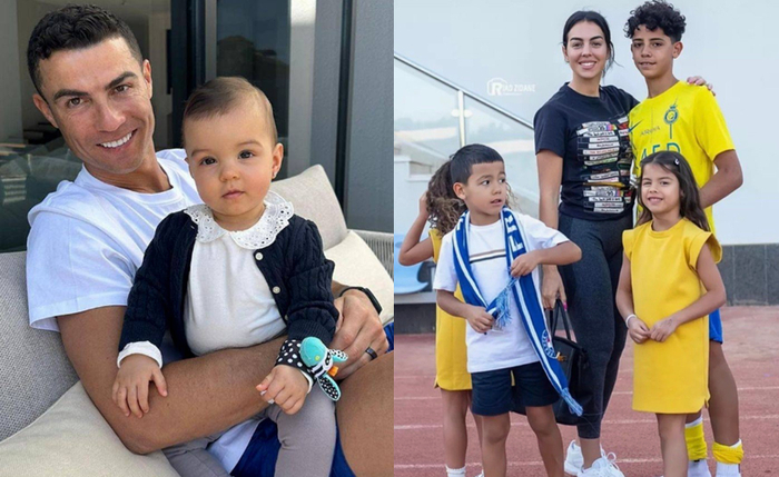 c罗1岁半女儿近照,豪宅满屋跑!