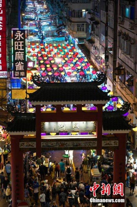 廟街夜市上新香港夜經濟耶起來了嗎