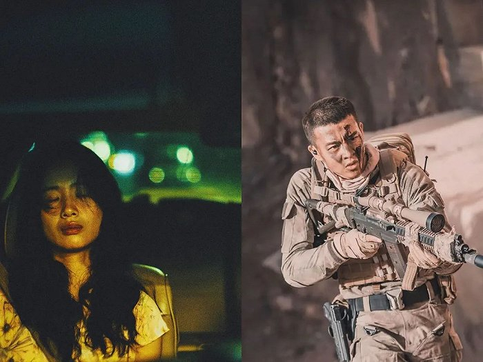 （《隐秘的角落》王瑶（李梦饰）《红海行动》李懂（尹昉饰）（图源：豆瓣）