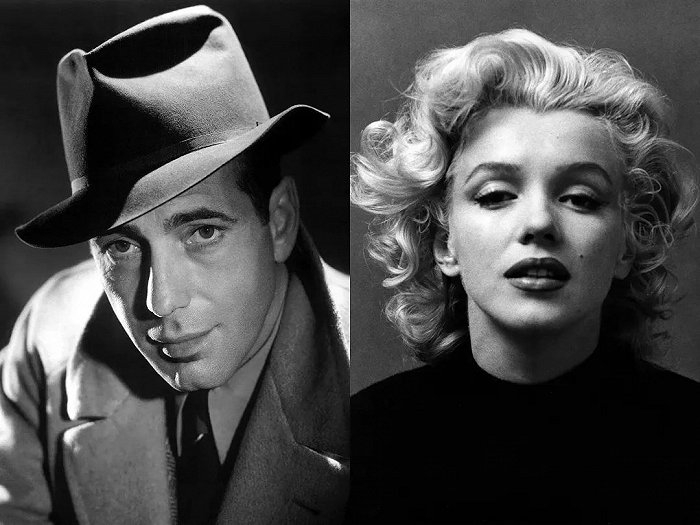 （亨弗莱·鲍嘉 玛丽莲·梦露（图源：豆瓣）