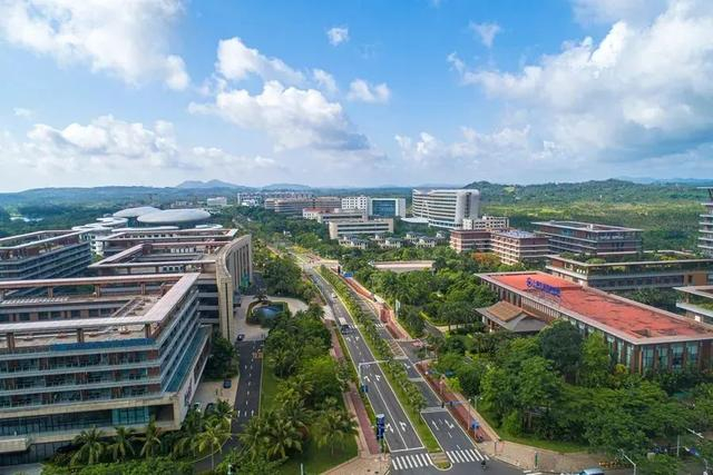 俯瞰博鳌乐城国际医疗旅游先行区。海南日报记者 袁琛 摄