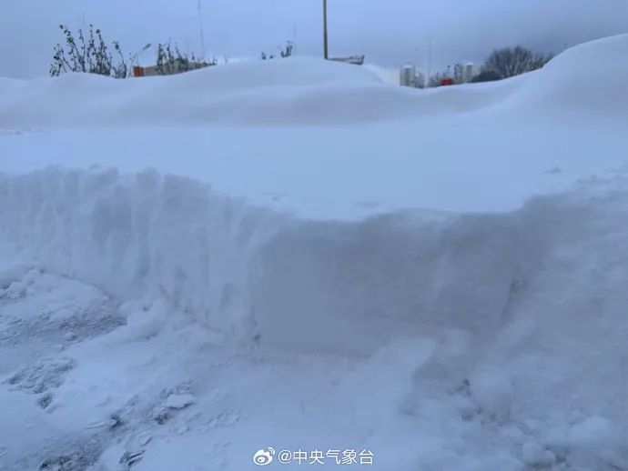 烟台的积雪