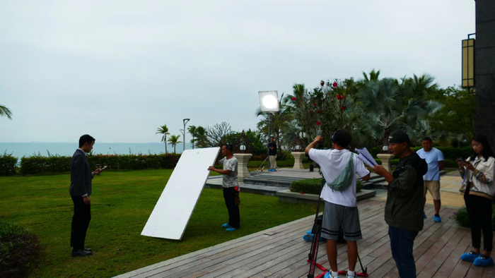 夏寅清短剧团队海南拍摄情况