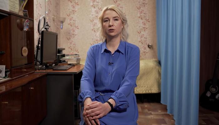 俄罗斯总统候选人叶卡捷琳娜·敦佐娃，视频截图
