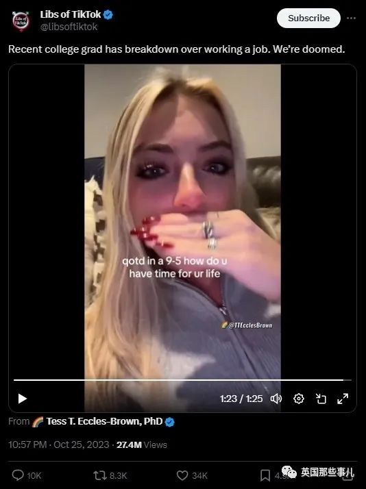 （Libs of TikTok转载到推特）