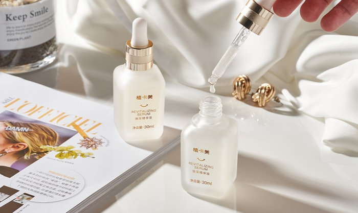 ▲<植卡美焕采精华液粤G妆网备字2022032786