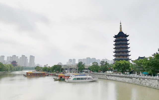 江淮省的“淮”是指淮安。图为淮安里运河景区