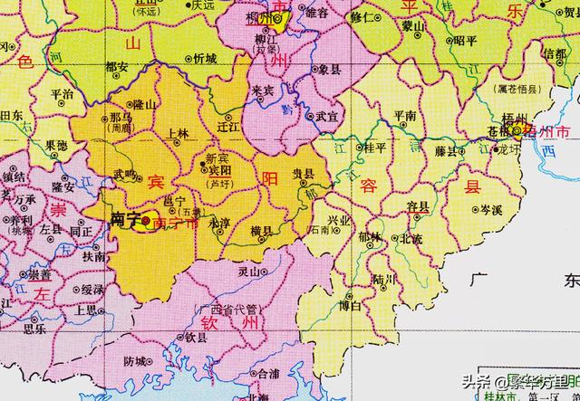 玉林市的區劃調整廣西的第三大城市為何有7個區縣