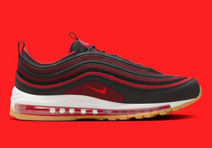 经典黑红配色!全新 air max 97 曝光!