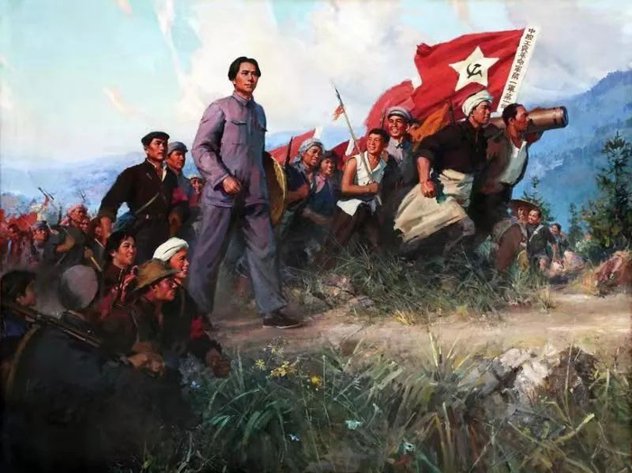 ▲秋收起义（油画）。