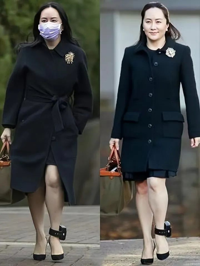 51岁孟晚舟带火了一种新穿法:“穿大衣不穿裤子、丝袜”,更高级__财经头条