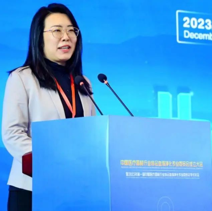 中国医疗器械行业协会秘书长徐珊 