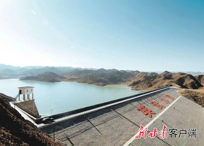 引大入秦工程英武调蓄水库。图片均由省引大入秦水资源利用中心提供
