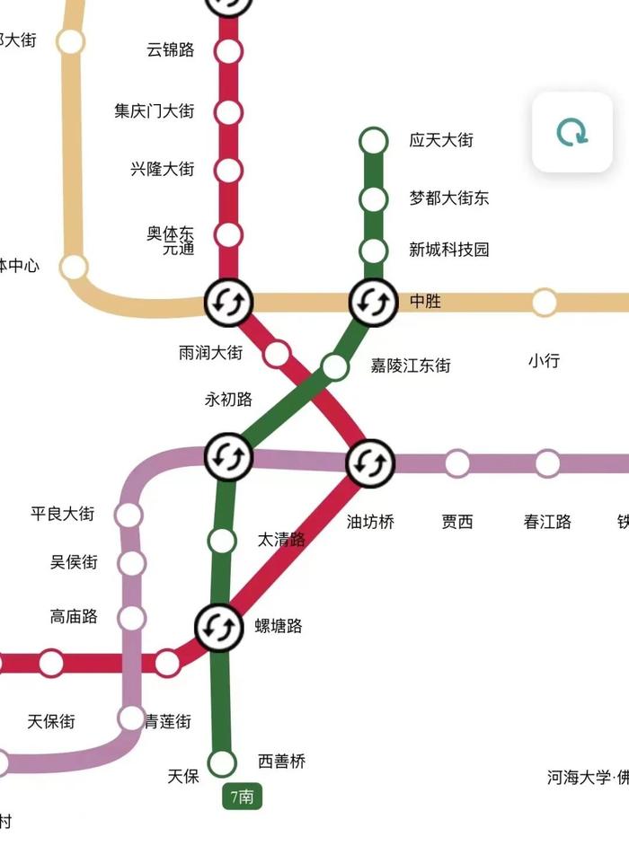 地铁7号线线路图片