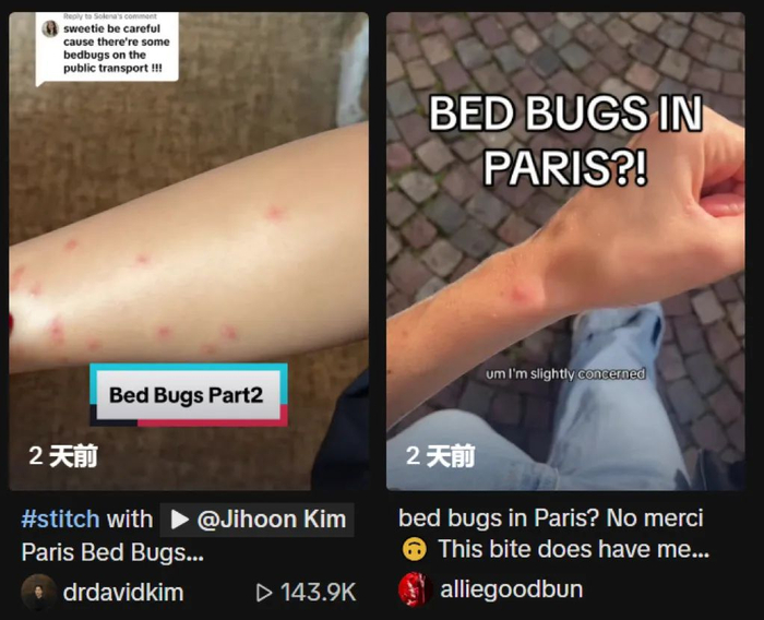 社交网络上，人们晒出的被臭虫咬伤的图片，让更多人陷入了恐慌。
