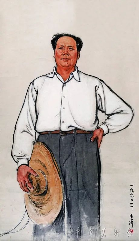 △《毛主席走遍全国》 李琦 1960年 197×117cm 中国美术馆藏