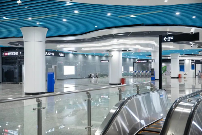 五号线东延段黄埔新港站（受访方供图）