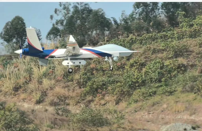 翼龙-2H应急救灾型无人机出动赴地震灾区执行应急救灾任务。