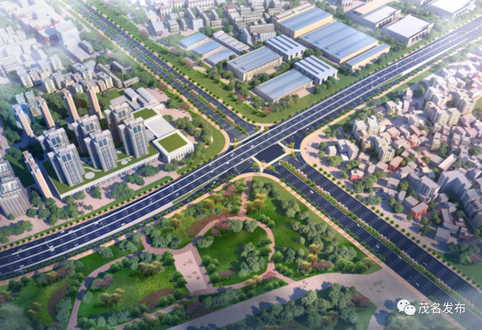 茂南大道立交效果图