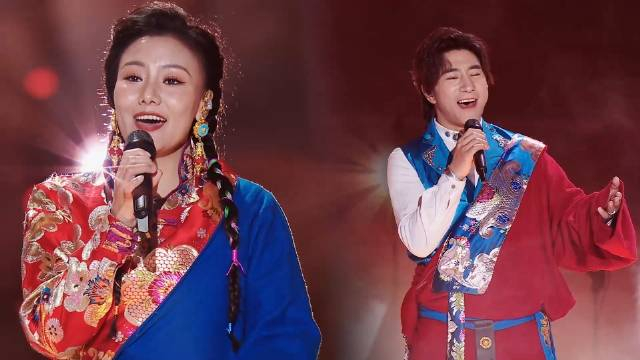 新牧人组合在北京卫视跨年为我们带来了牧人风采大秀高原嗓音空灵透彻