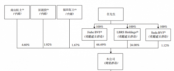 图 / 重组完成后的公司架构