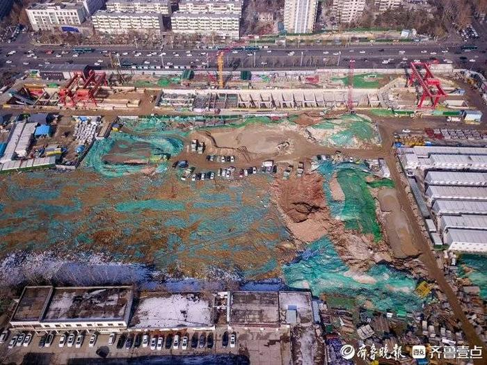 濟南地鐵工地節日不休4號線建設最新進展