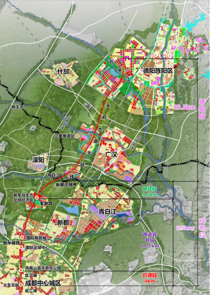 天府大道北延线德阳段将于近期开放|成都市|德阳市_新浪新闻